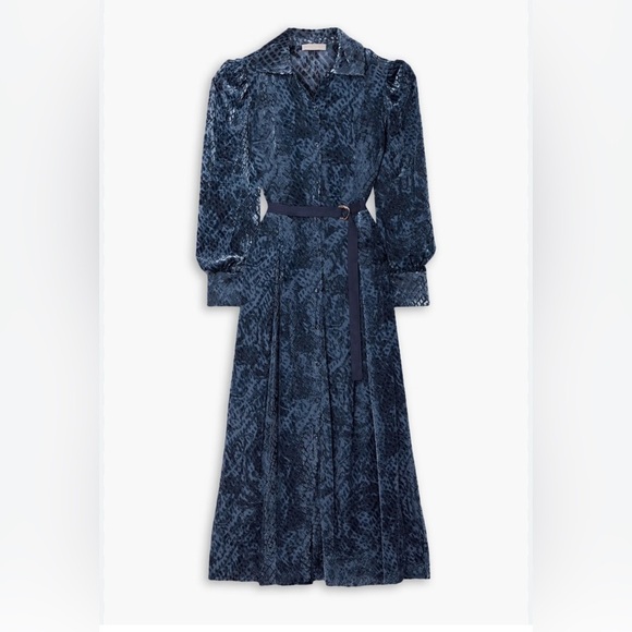 Ulla Johnson Dresses & Skirts - Ulla Johnson Blue Velvet Midi Dress